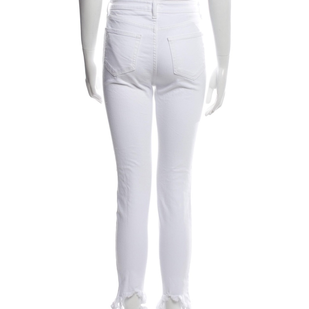 L’Agence White Distressed Skinny Denim Jeans Size 25 - Picture 4 of 9